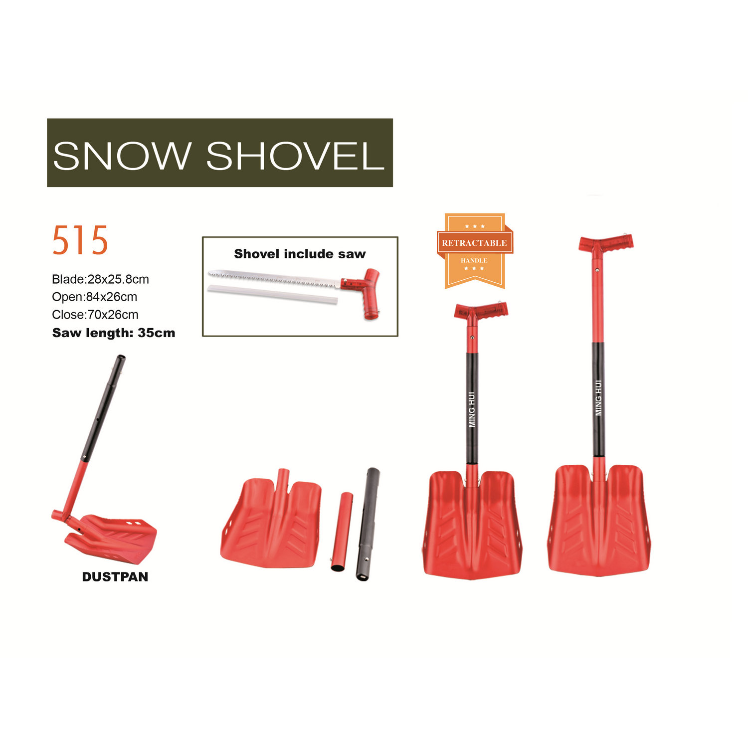 Snow shovel 515 title=
